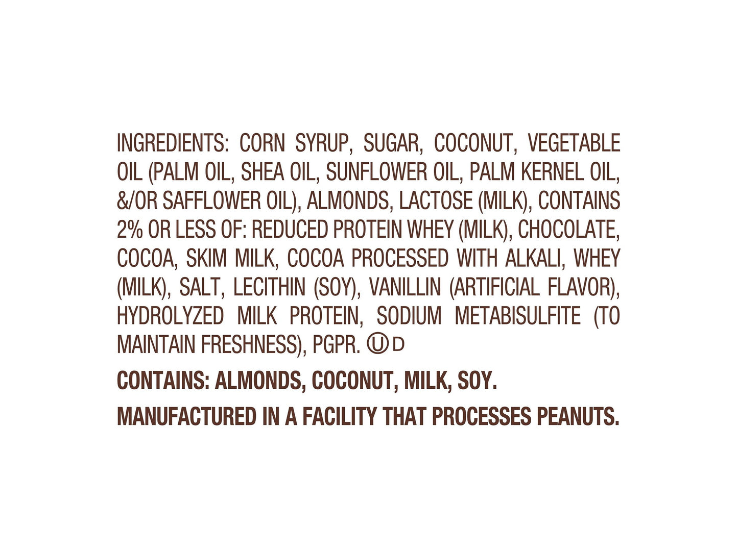 Almond Joy Milk Chocolate 24ct