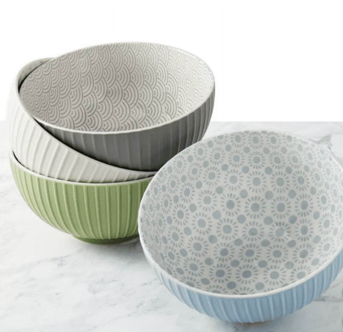 Denmark 4-piece All-Purpose Porcelain Bowl Set
