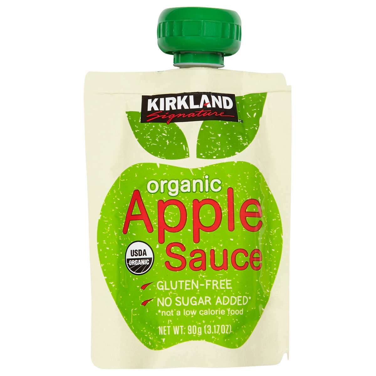 Kirkland Signature Organic Applesauce 3.17 oz 24-count