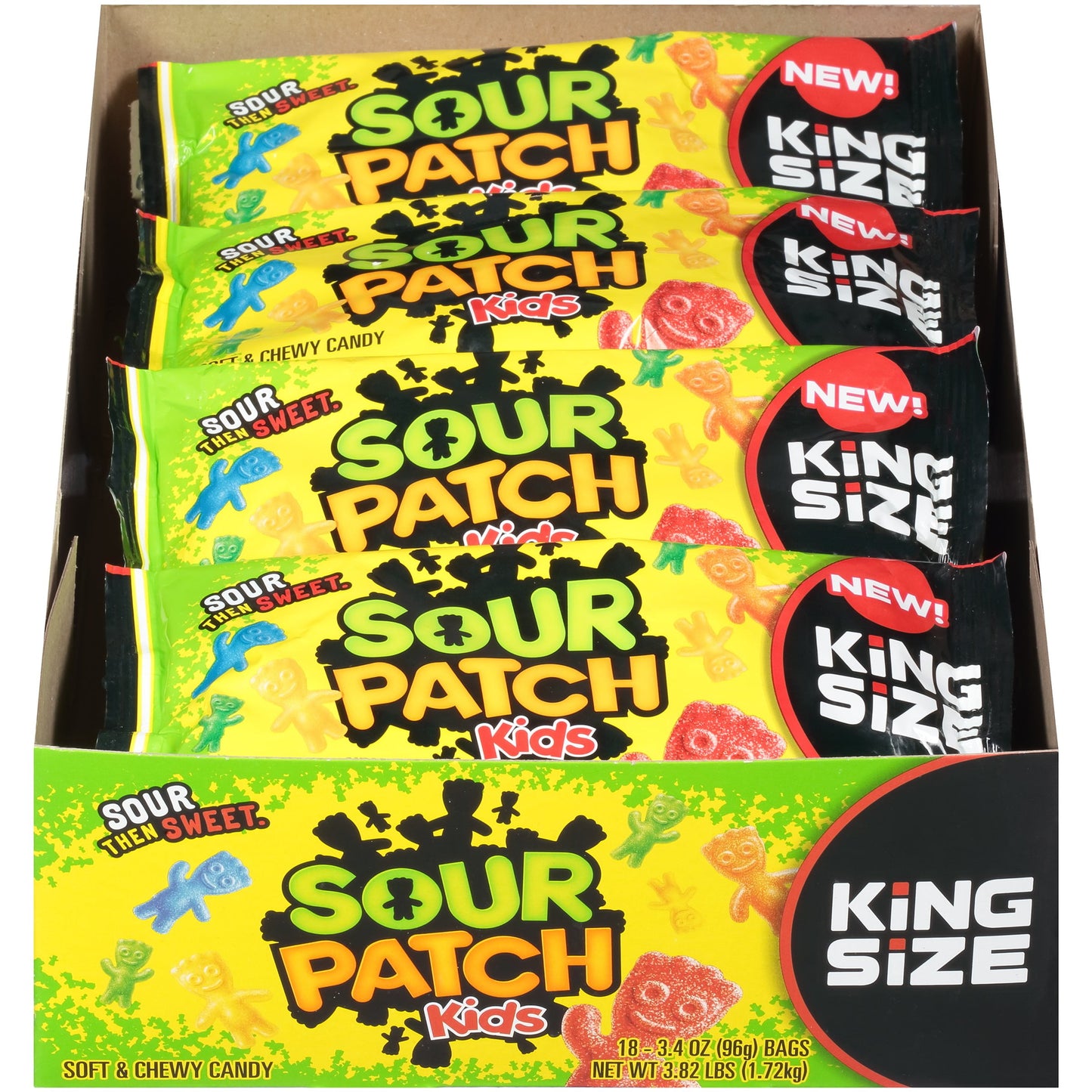 Sour Patch Kids Candy 18-3.4 oz. Bags