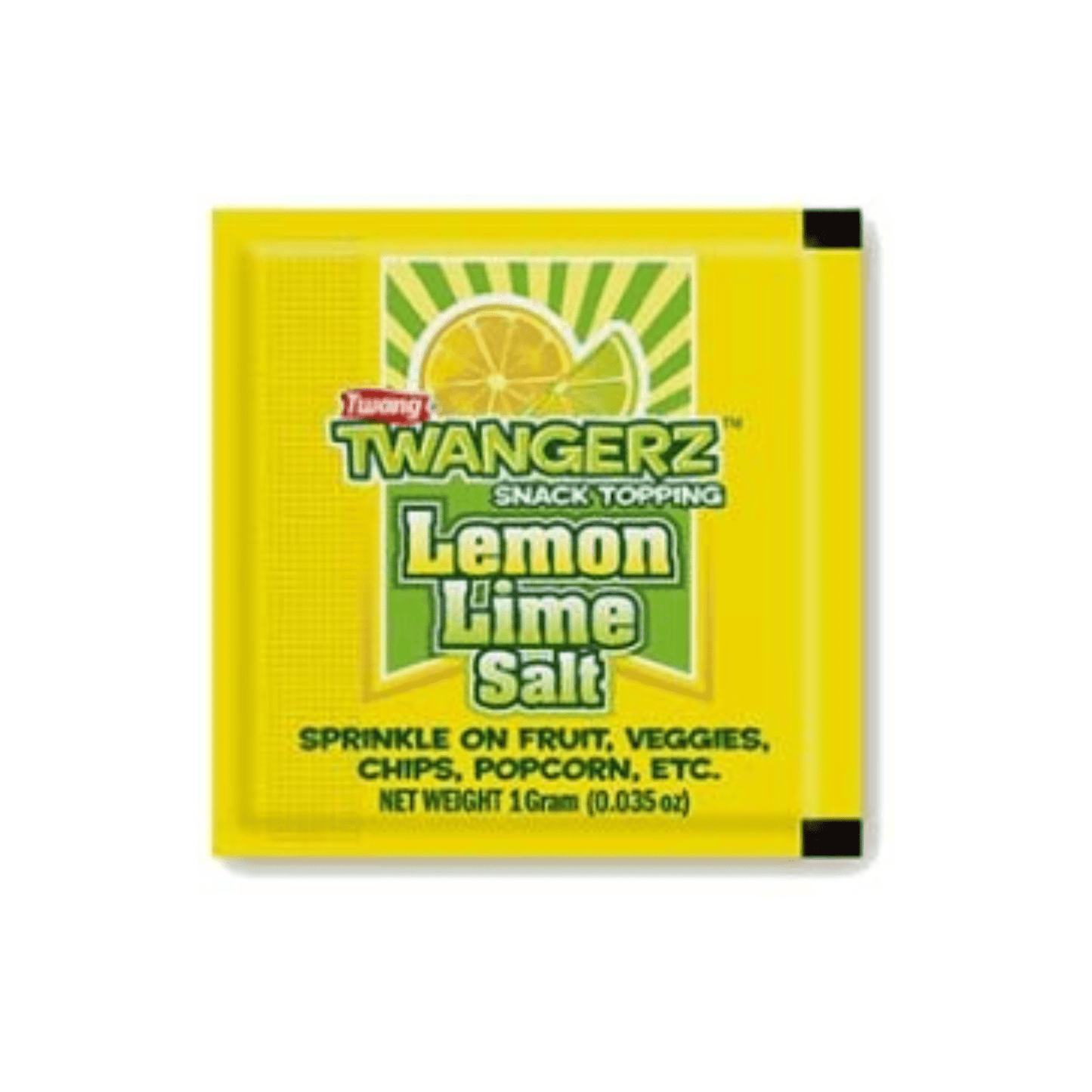 Twang Twangerz LEMON LIME SALT PACKETS 200 Count (BEER SALT) BURST OF FLAVOR