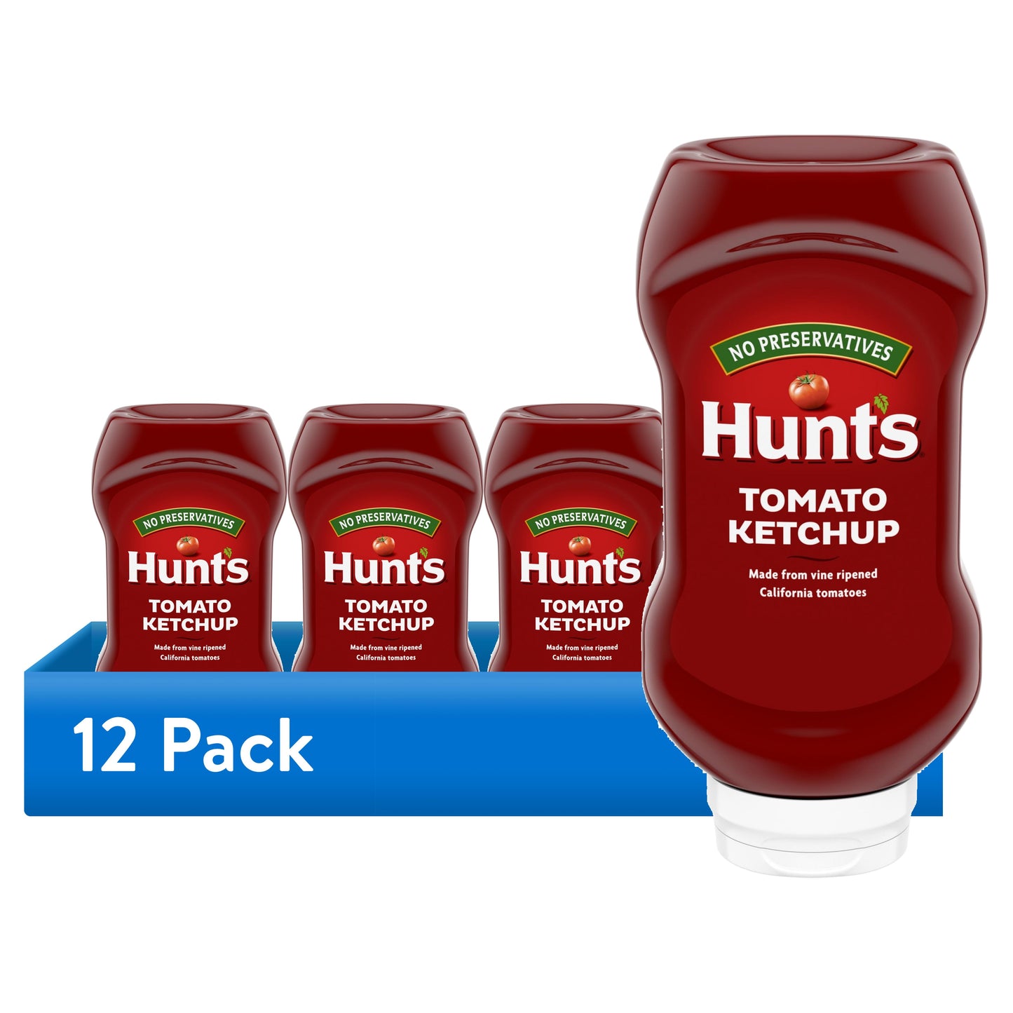 (12 pack) Hunt?? Tomato Ketchup, 20 oz Squeeze Bottle