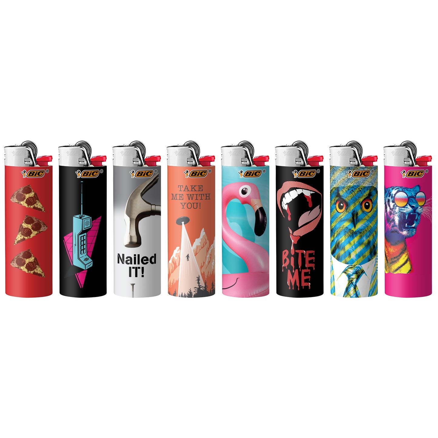 BIC Special Edition Favorites Series Pocket Lighters, 50-Count Tray of Lighters