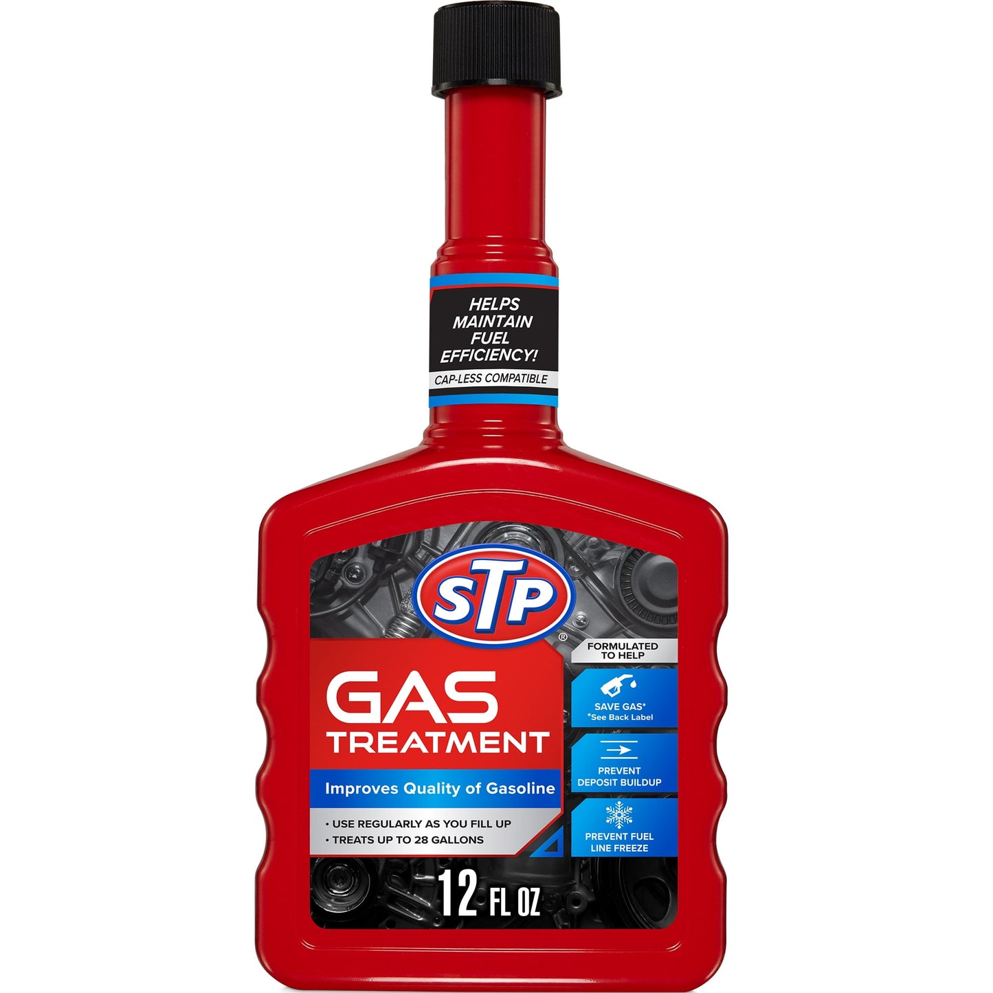 STP Gas Treatment For Any Gasoline Engine - 12 FL OZ