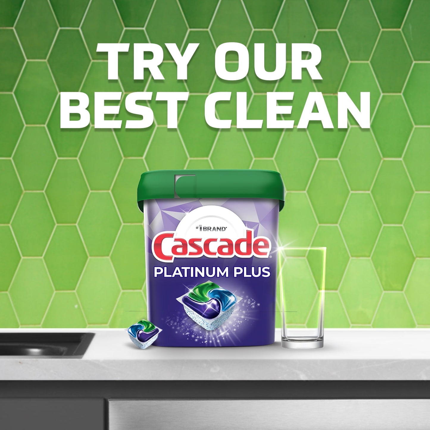 Cascade Complete Dishwasher Detergent Liquid Gel, Dish Detergent, Dish Soap, Fresh, 75oz