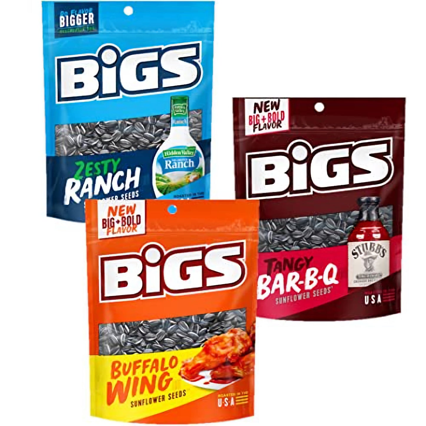 BIGS Sunflower Seeds Variety Sampler Value Pack | Includes Taco, Cheeseburger, Pickle, Old Bay, Pizza, Chili Lime, Bacon, BBQ, Ranch, Black Pepper