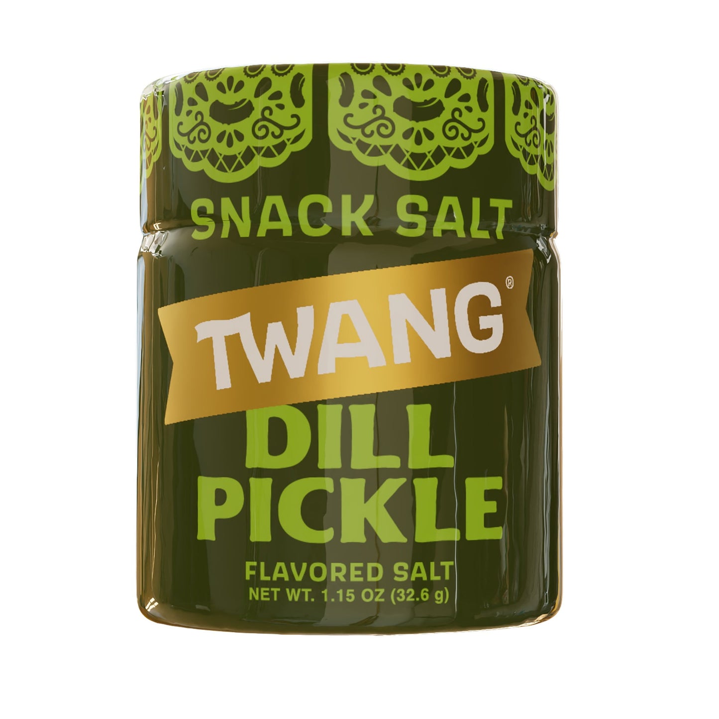 Twang Dill Pickle Flavored Snack Salt, 1.15 oz, 10 Count