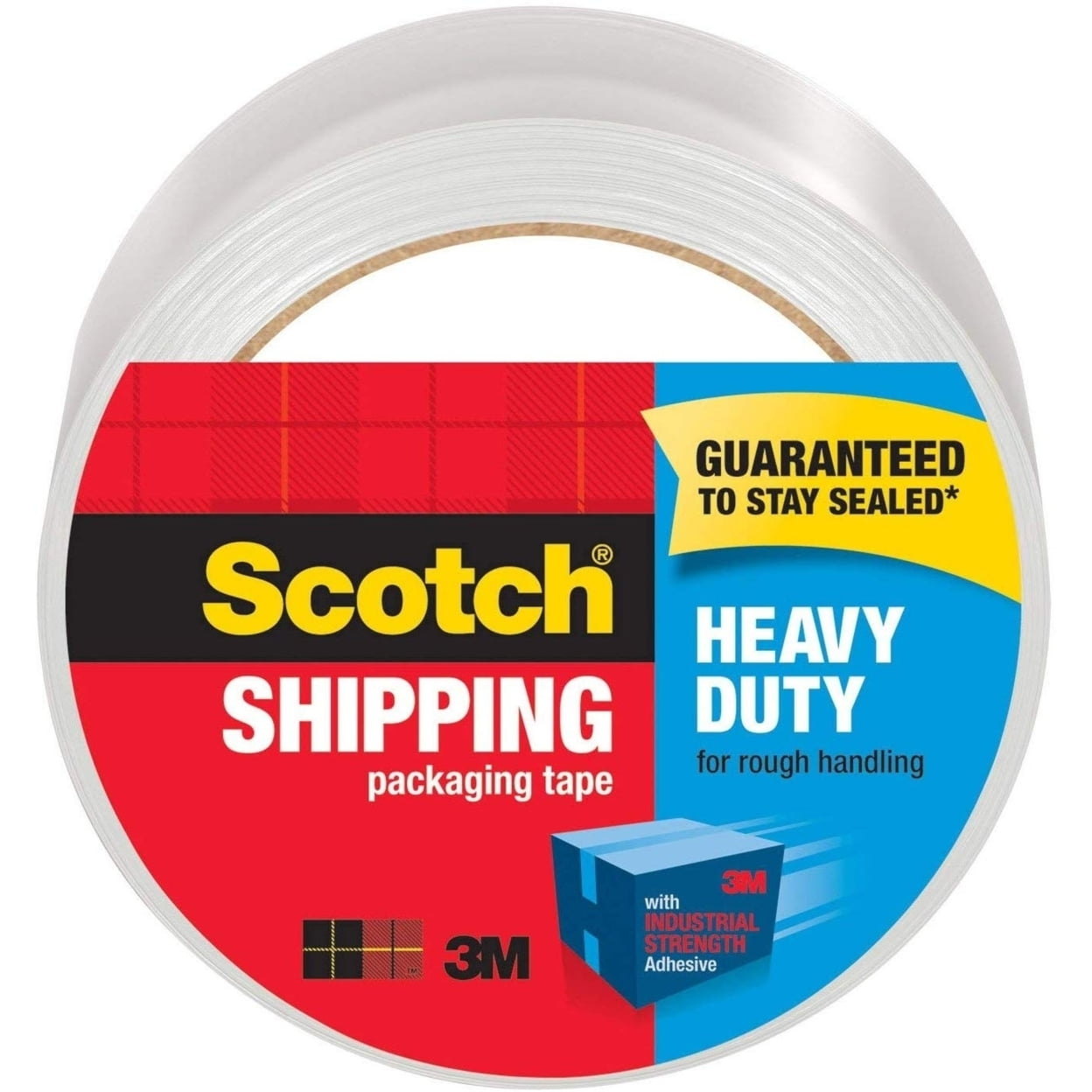 Scotch Heavy Duty Shipping Packaging Tape 1.88 in x 60.15 yd 6 Pack