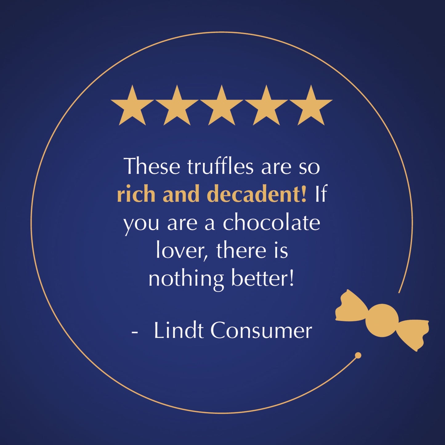 Lindt Lindor Dark Chocolate Candy Truffles, 25.4 oz., 60 Count
