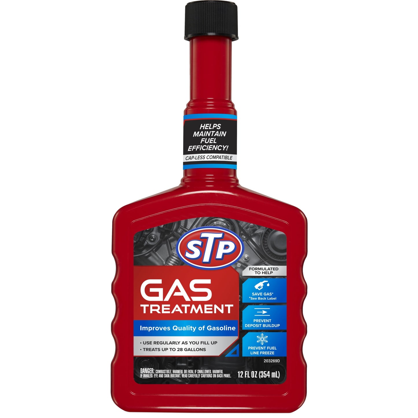 STP Gas Treatment For Any Gasoline Engine - 12 FL OZ