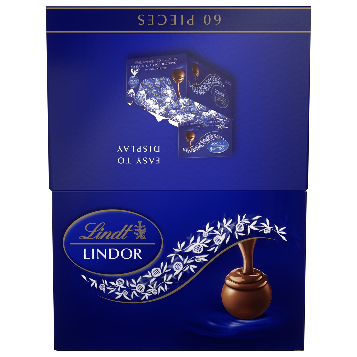 Lindt Lindor Dark Chocolate Candy Truffles, 25.4 oz., 60 Count