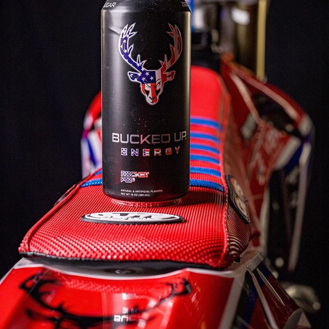 Bucked Up Energy Drink, Rocket Pop, 12 Cans, 16 fl oz, 300 mg Caffeine