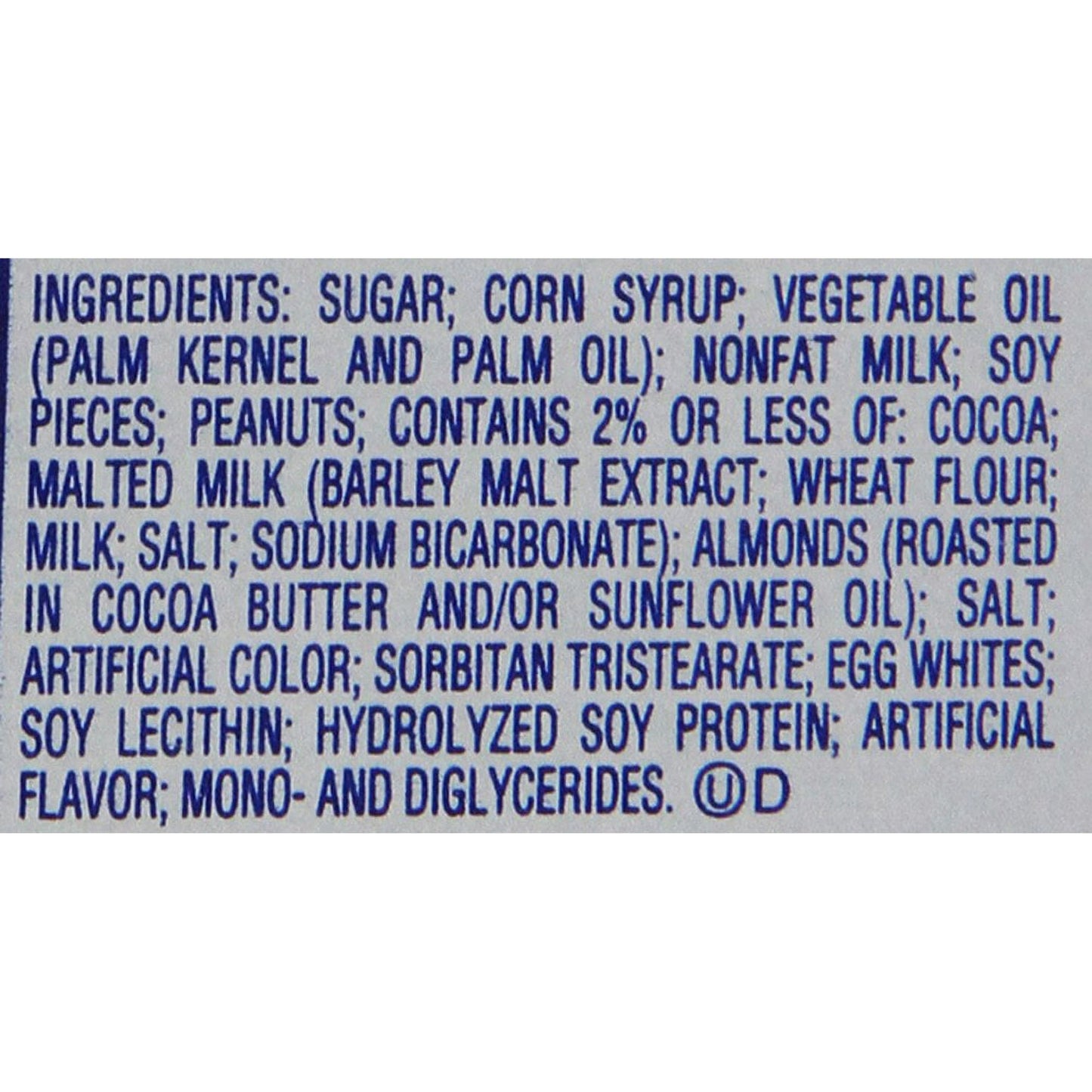 Zero Candy Bars, 1.85 Oz., 24 Count