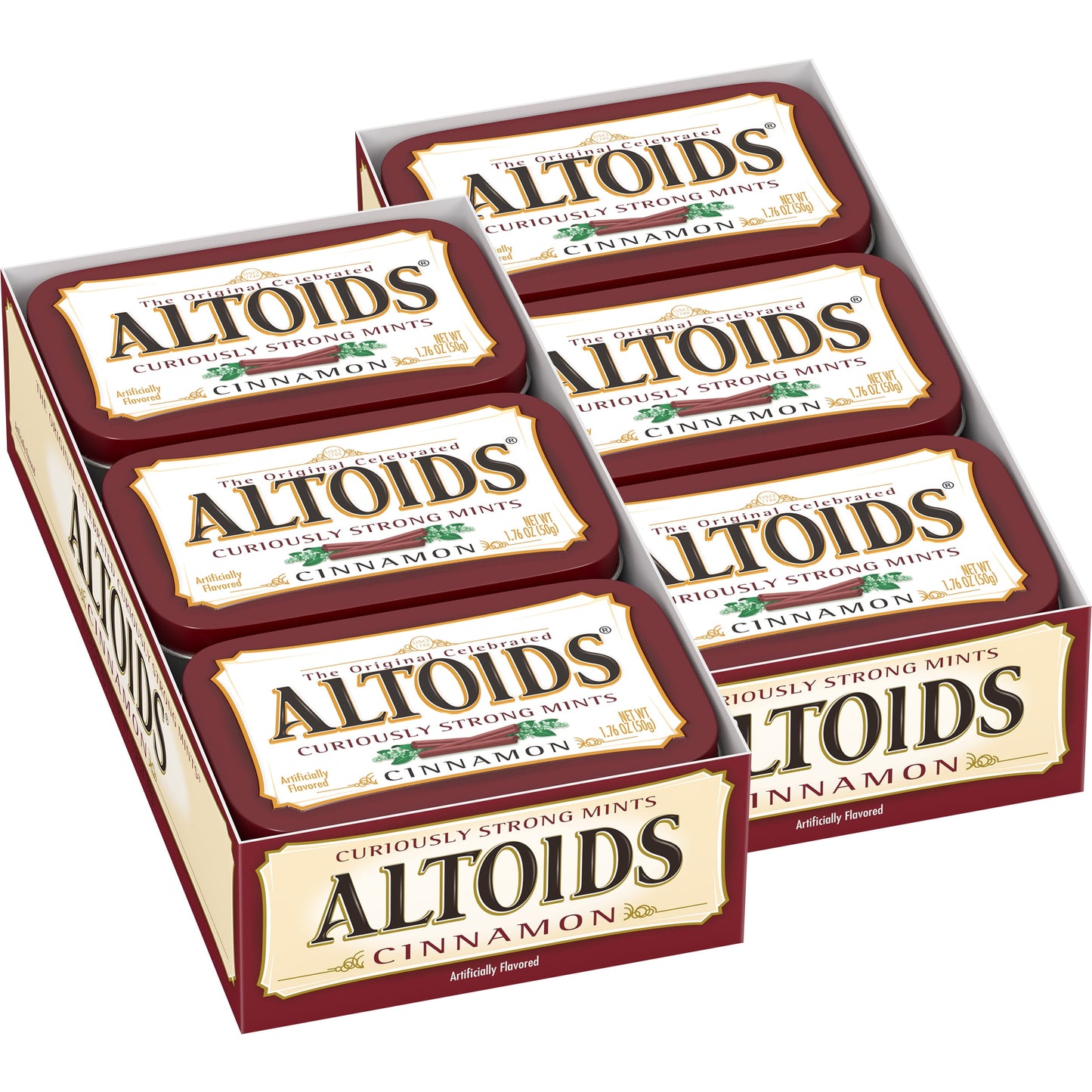 ALTOIDS Cinnamon Breath Mints, 1.76 oz. (Pack of 12)