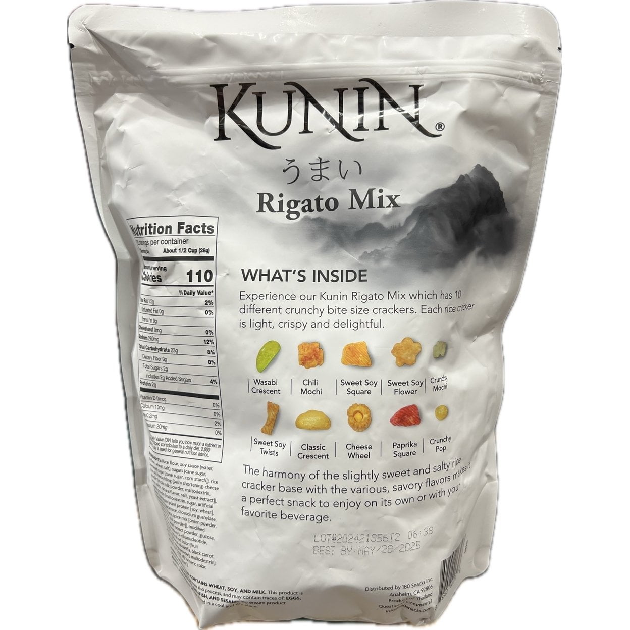 Kunin Thai Arare Cracker Mix, 20 oz