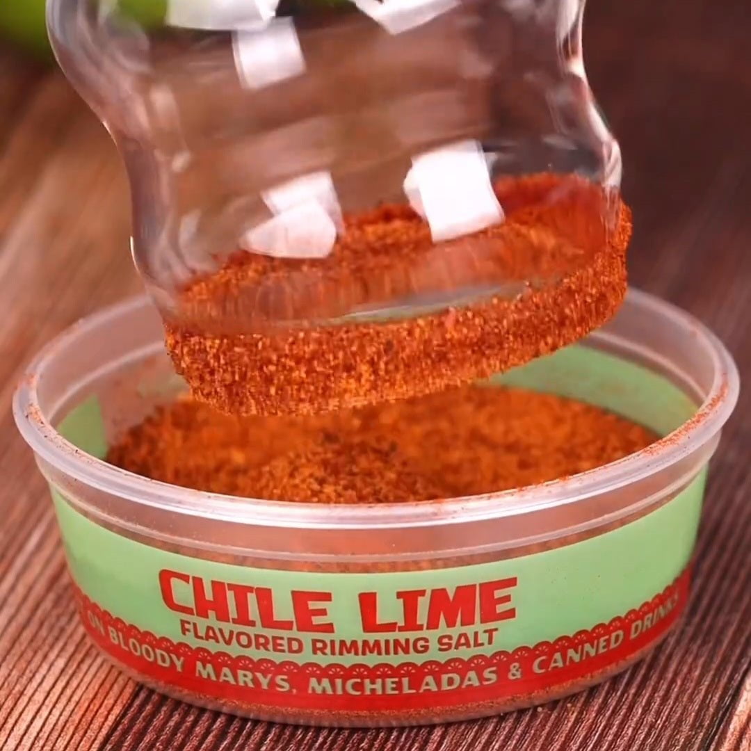 Twang Chile Lime Flavored Drink Rimming Kosher Salt, 1- 4 oz Tray
