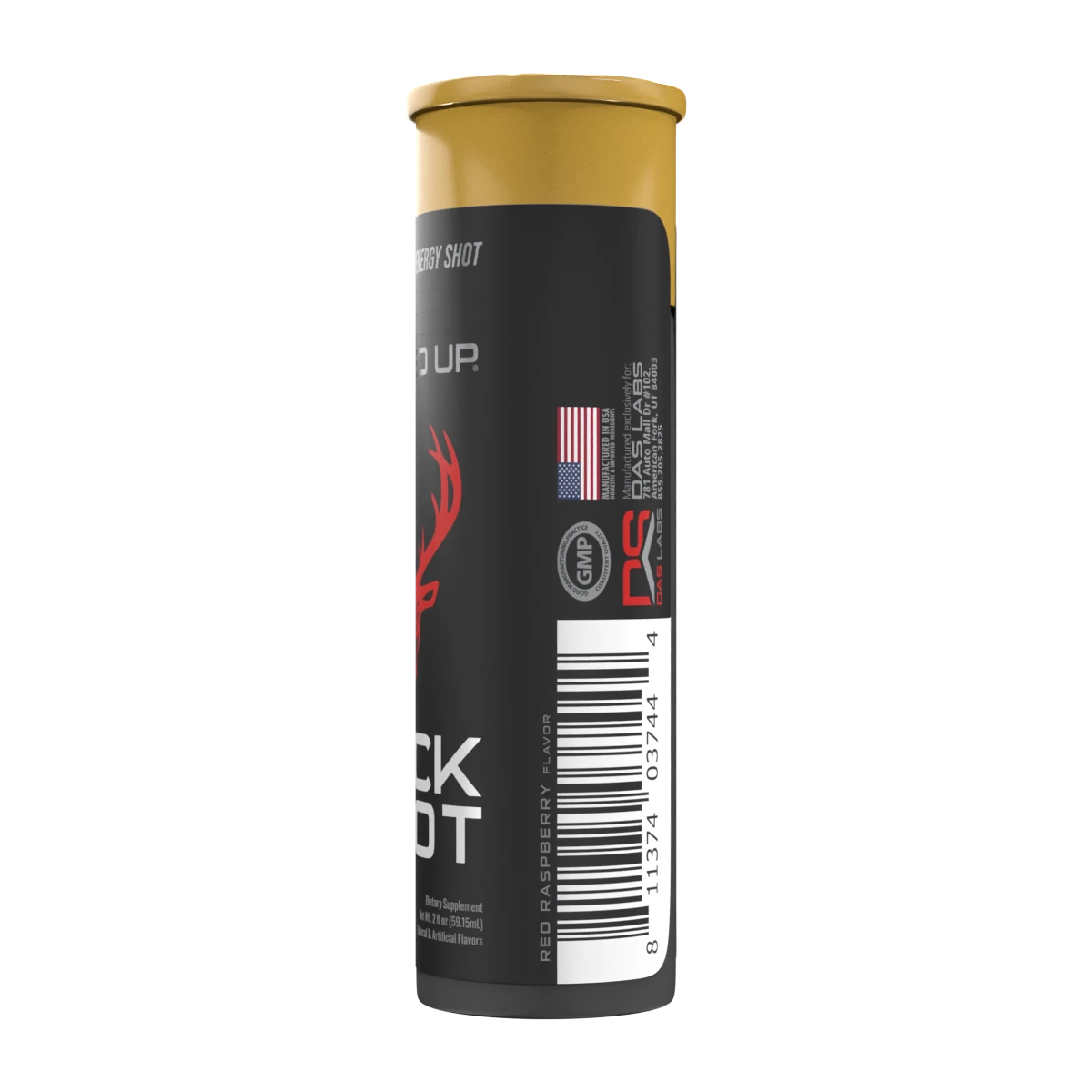 Bucked Up Buck Shot Energy Shot, Rocket Pop, 2 fl oz Bottles, 12 Pack