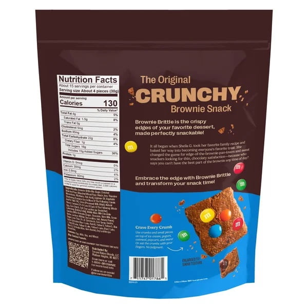Brownie Brittle with M&Ms Minis, 16 Ounce