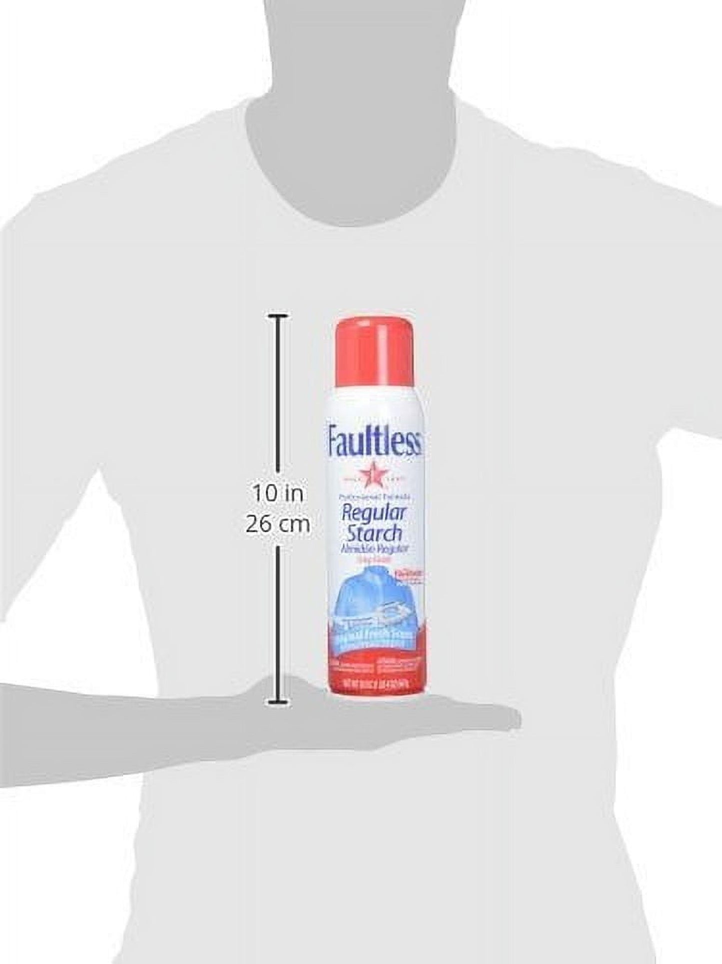 Faultless Spray Starch for Clean Crisp Clothes, No Spots or Streaks, 20 oz