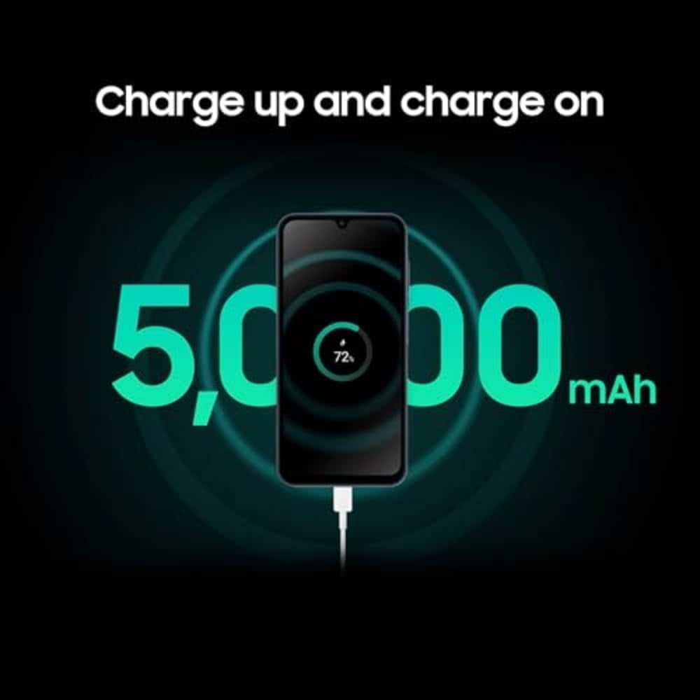 Samsung Galaxy A15 5G A Series 64GB Unlocked Android Cell Phone with 50MP Camera, Blue Black