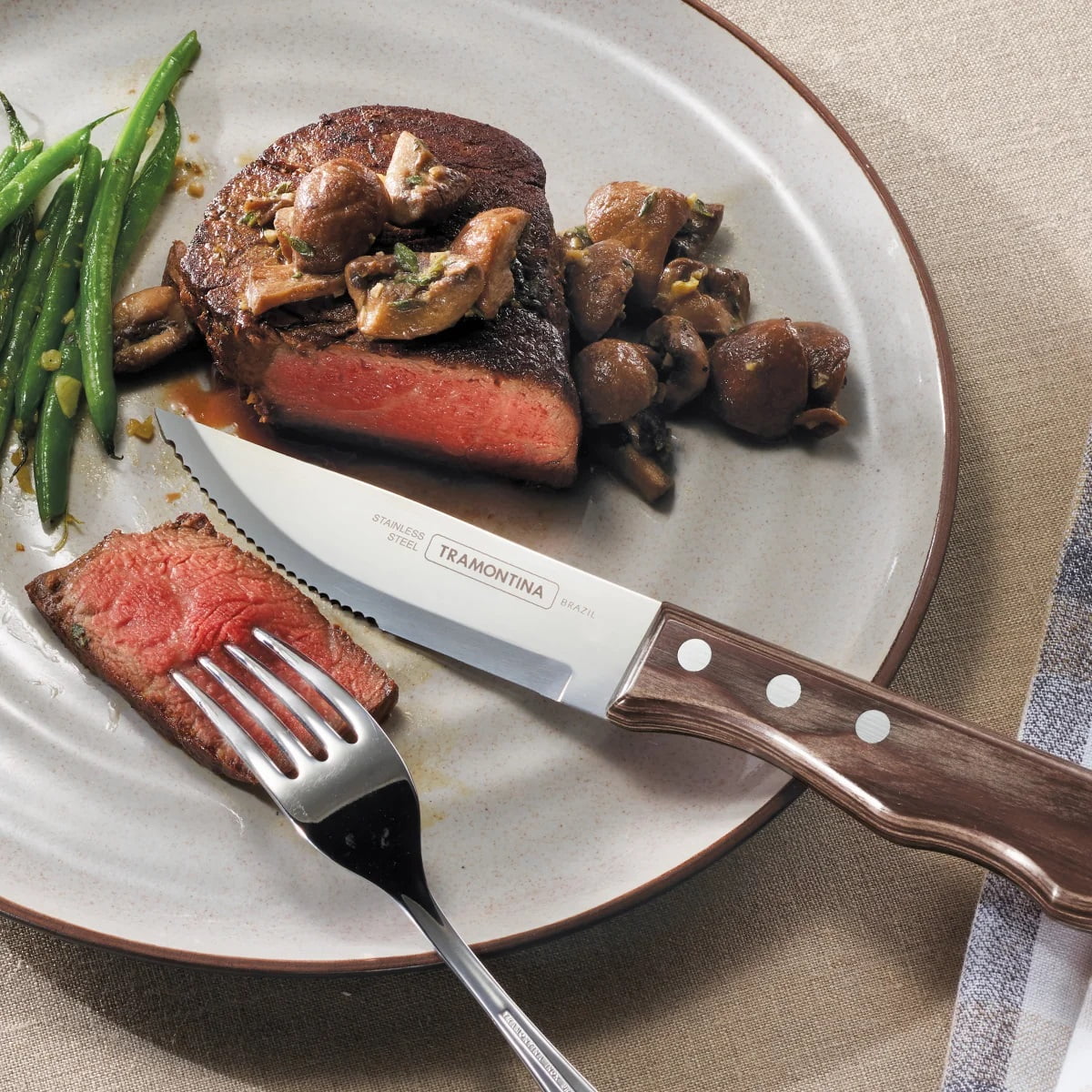 Tramontina Jumbo 6 Piece Steak Knife Set