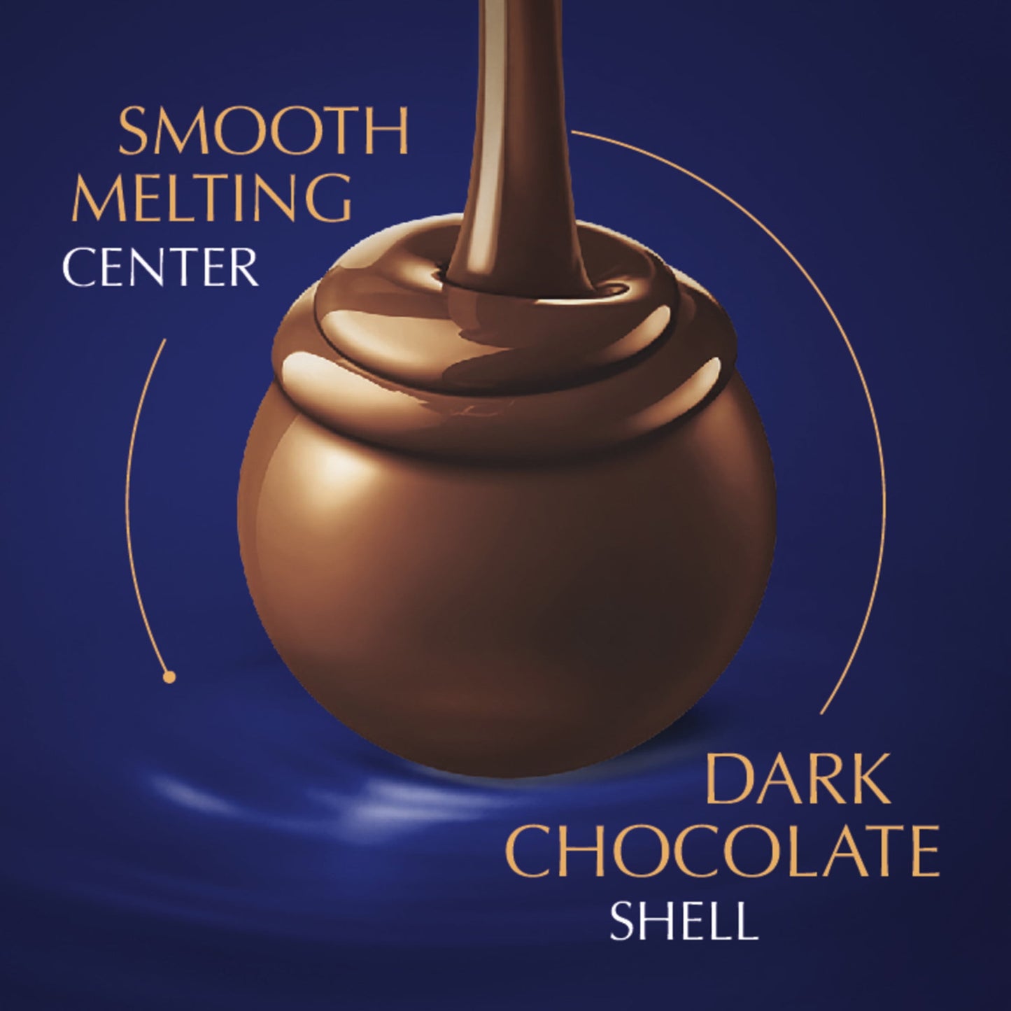 Lindt Lindor Dark Chocolate Candy Truffles, 25.4 oz., 60 Count