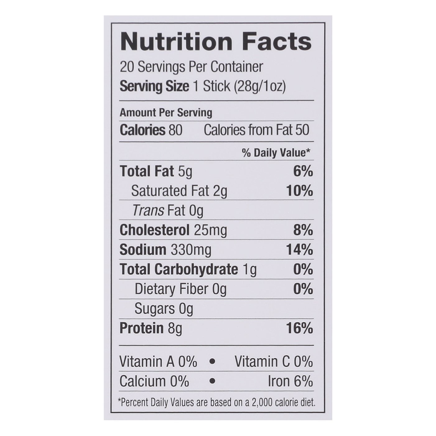 Think Jerky Original Beef Sticks, Gluten and Sugar Free, No Nitrates, Keto Paleo Friendly High Protein Low Carb Meat Snack - 1.0 oz Sticks, 20 Pack
