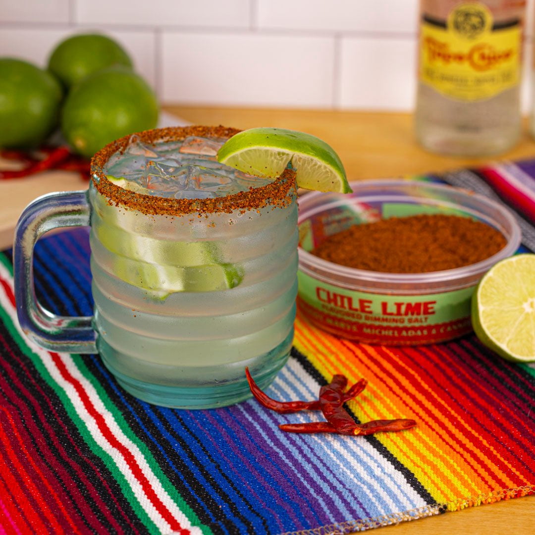 Twang Chile Lime Flavored Drink Rimming Kosher Salt, 1- 4 oz Tray
