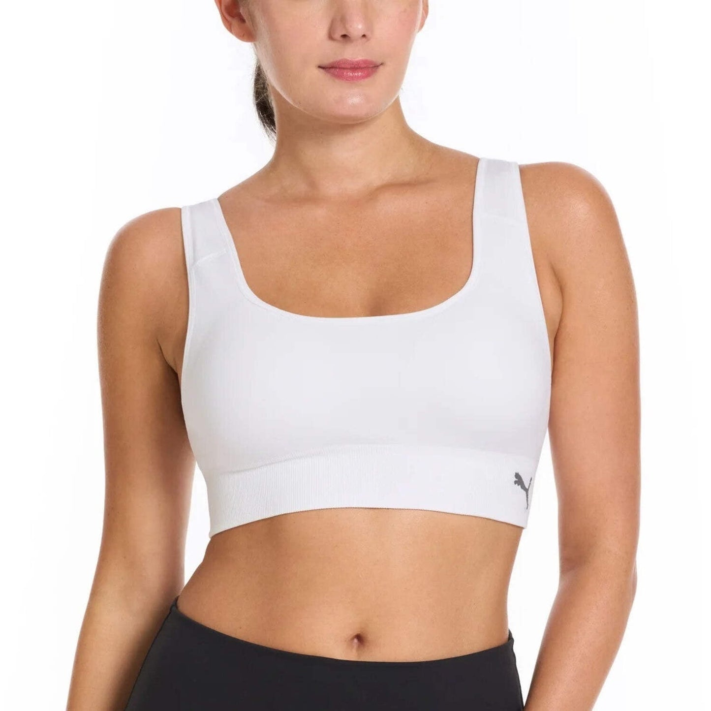 PUMA Women's Performance 2-Pack Seamless Sports Bras Medium