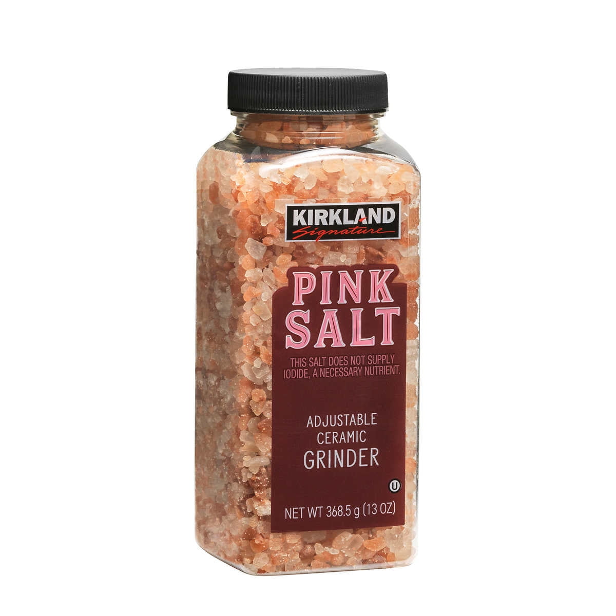 Kirkland Signature Pink Salt, Grinder wtih Refill, 13 Ounce (2 Count)