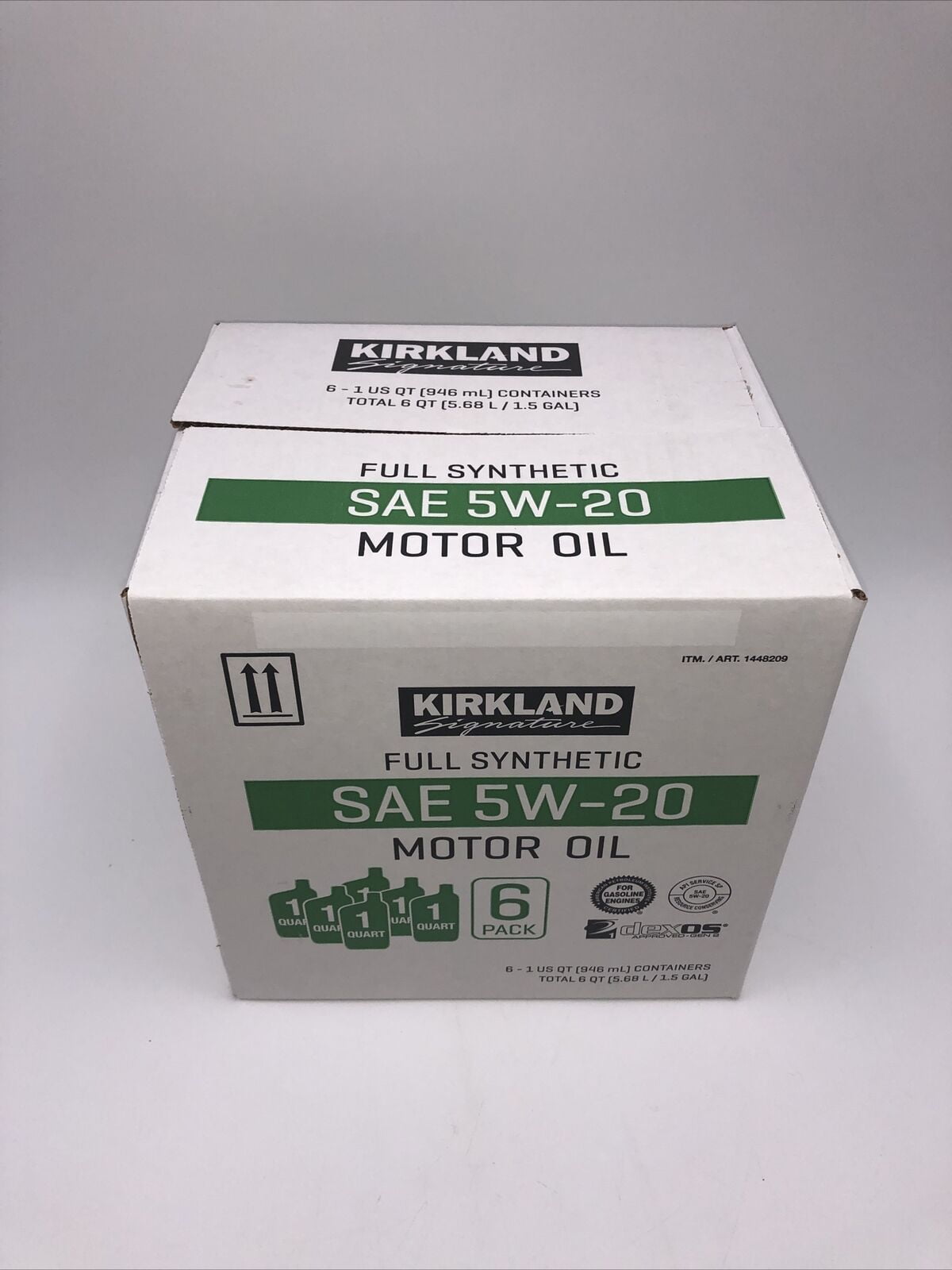 Kirkland Signature 1-Quart 5W-20 Full Synthetic Motor Oil - 6 pack