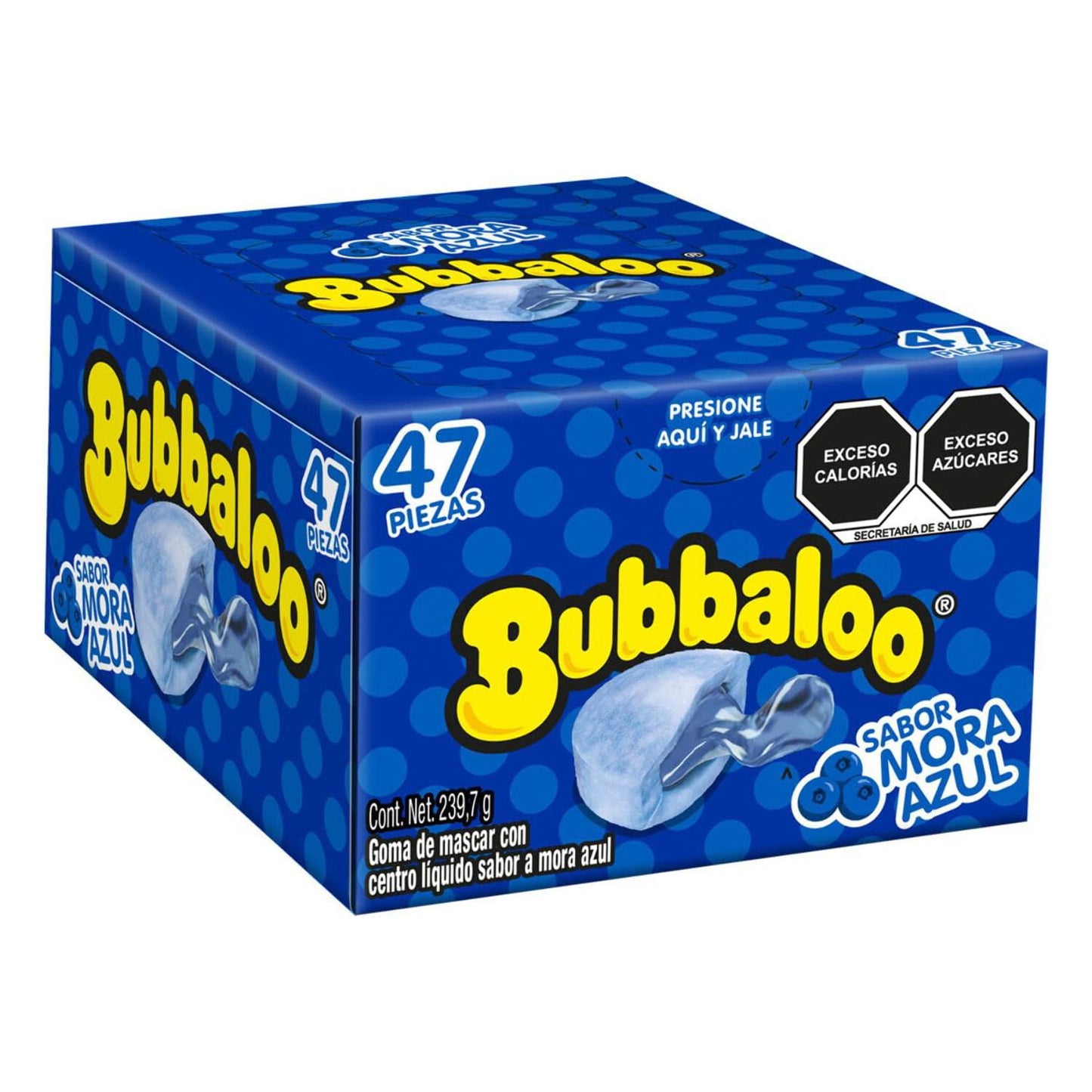Bubbaloo Gum Blueberry 47pck (Mexico)