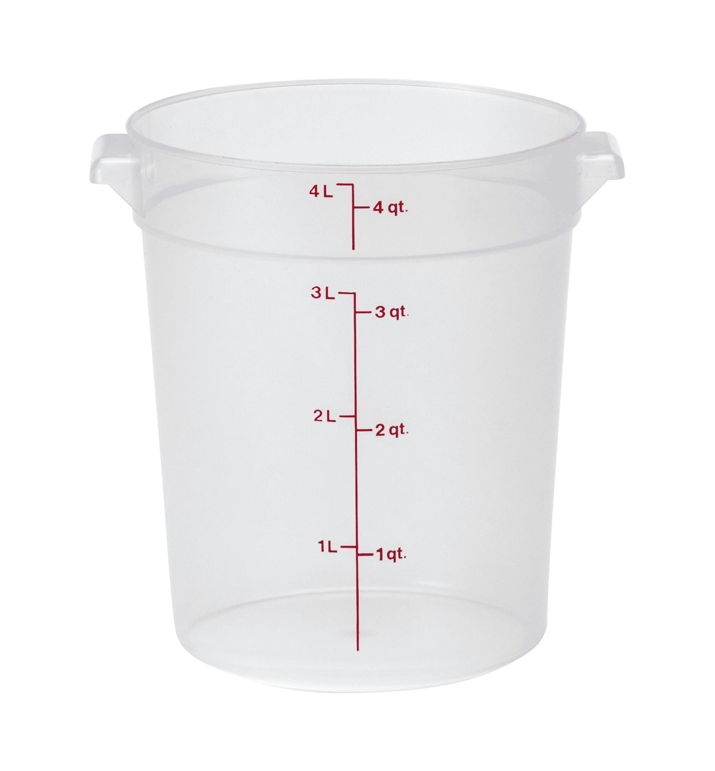 Round 4 Quart Translucent
