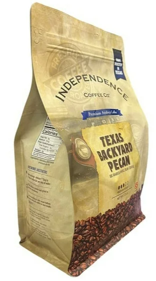 Independence Coffee Texas Back Yard Pecan Medium Roast Coffee, 2.5 Pounds