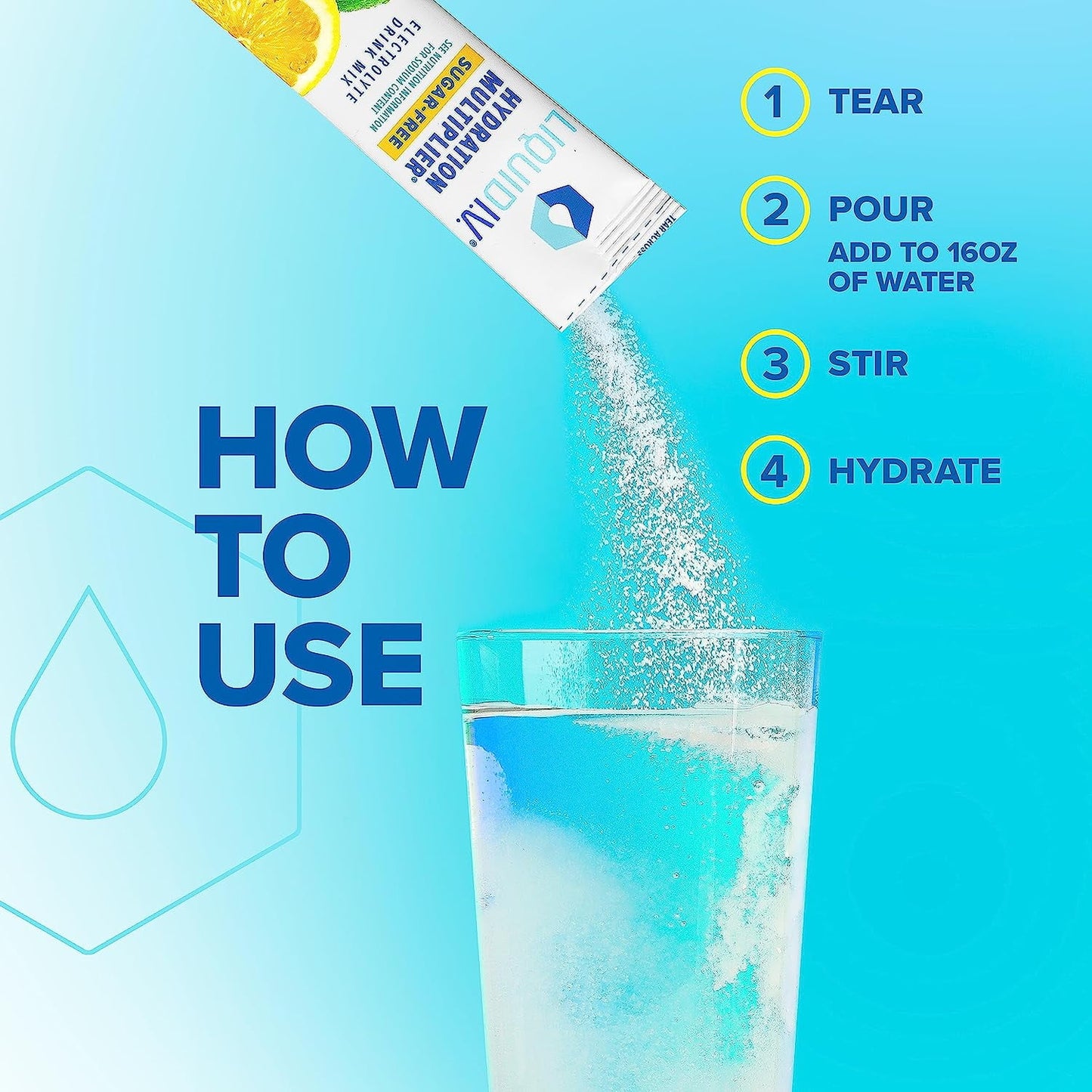 Liquid I.V. Hydration Multiplier, 26 Individual Serving Stick Packs in Resealable Pouch, Sugar Free, Variety Pack