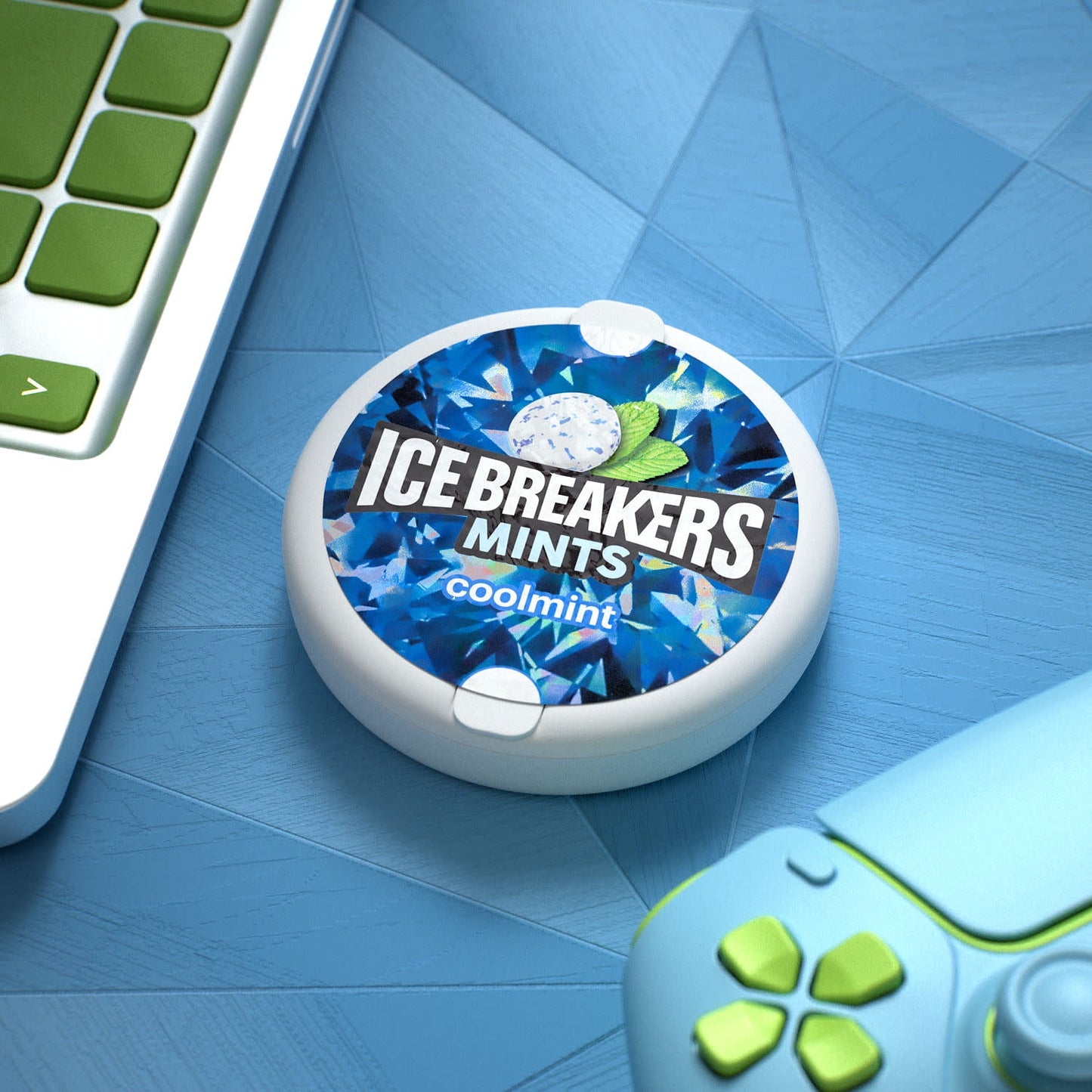 Ice Breakers Coolmint Sugar Free Mints, Tins 1.5 oz, 8 Count