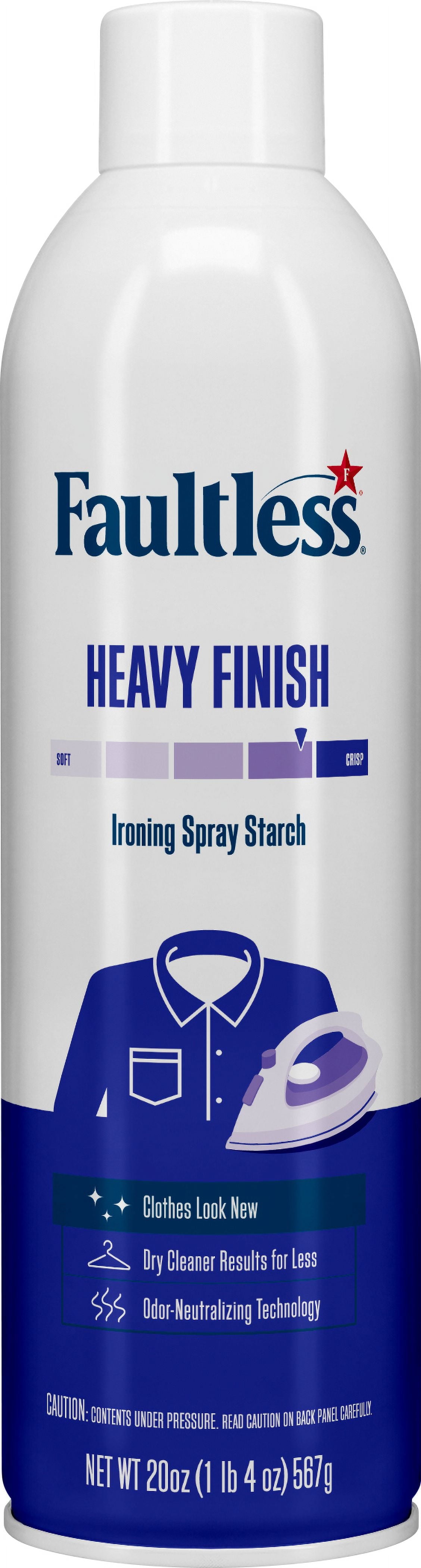 Faultless Heavy Finish Ironing Spray Starch (3 Pack)