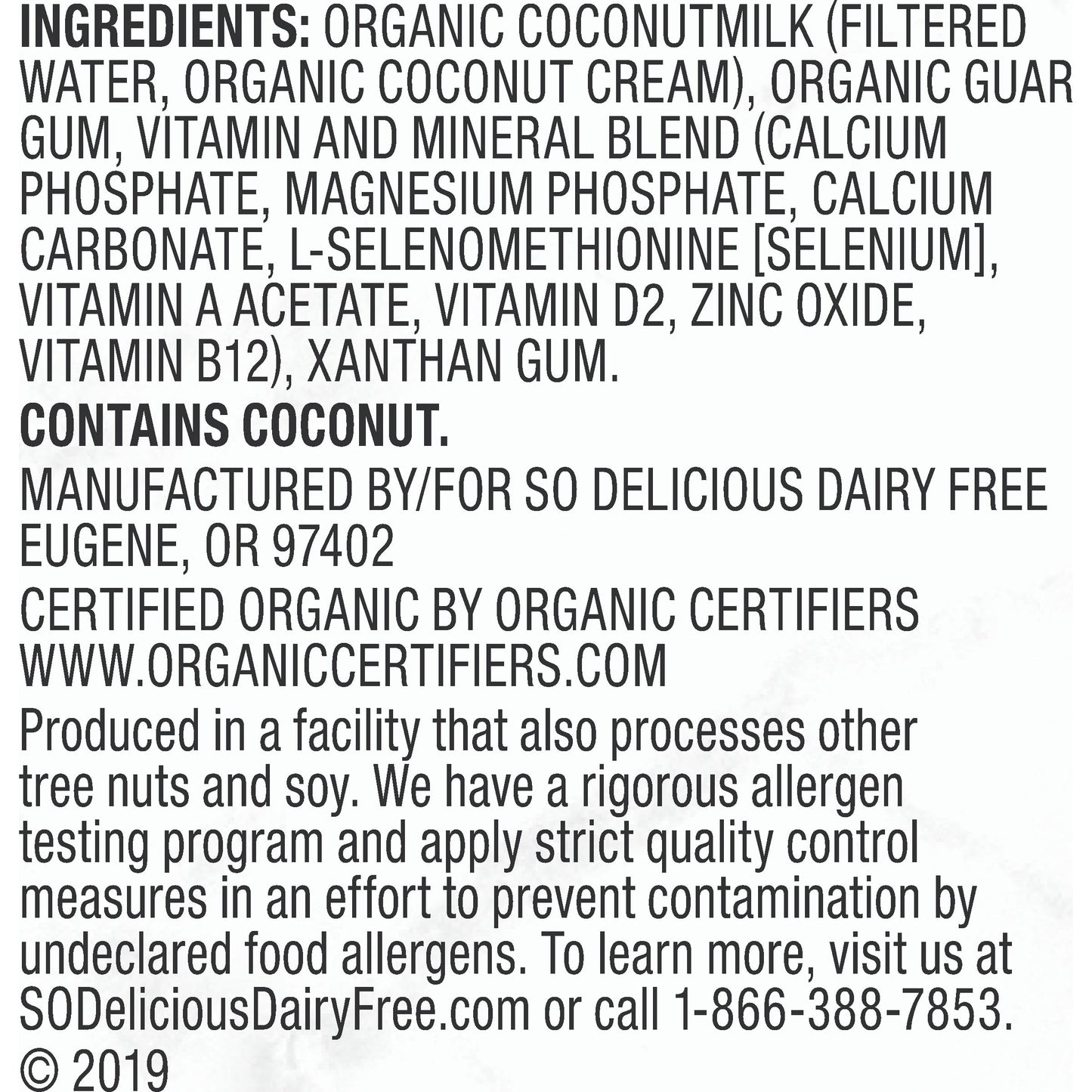 So Delicious? Unsweetened Coconut Milk Beverage 6-32 fl. oz. Cartons