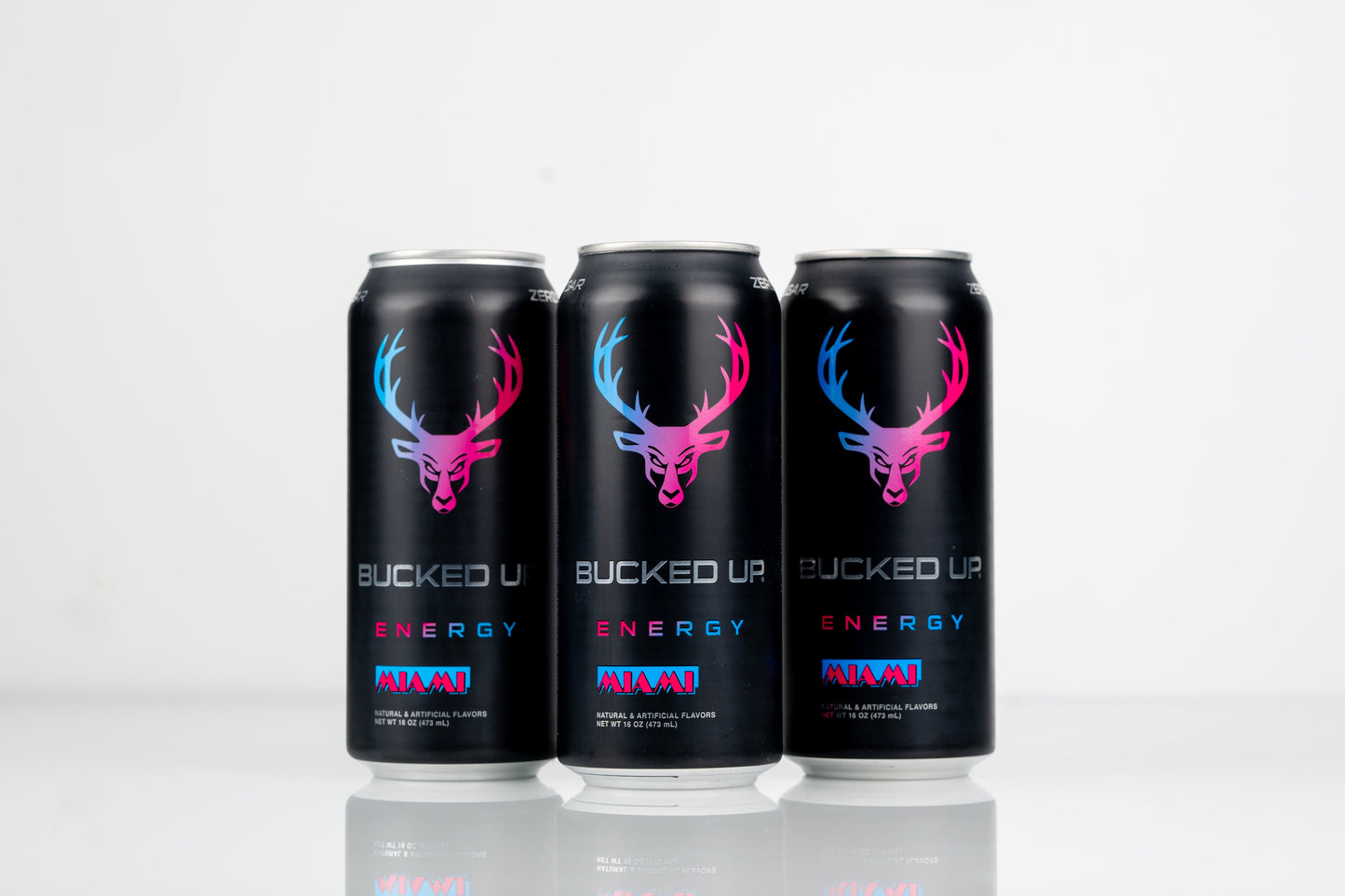 Bucked Up Energy Drink, Miami, 12 Cans, 16 fl oz, 300 mg Caffeine