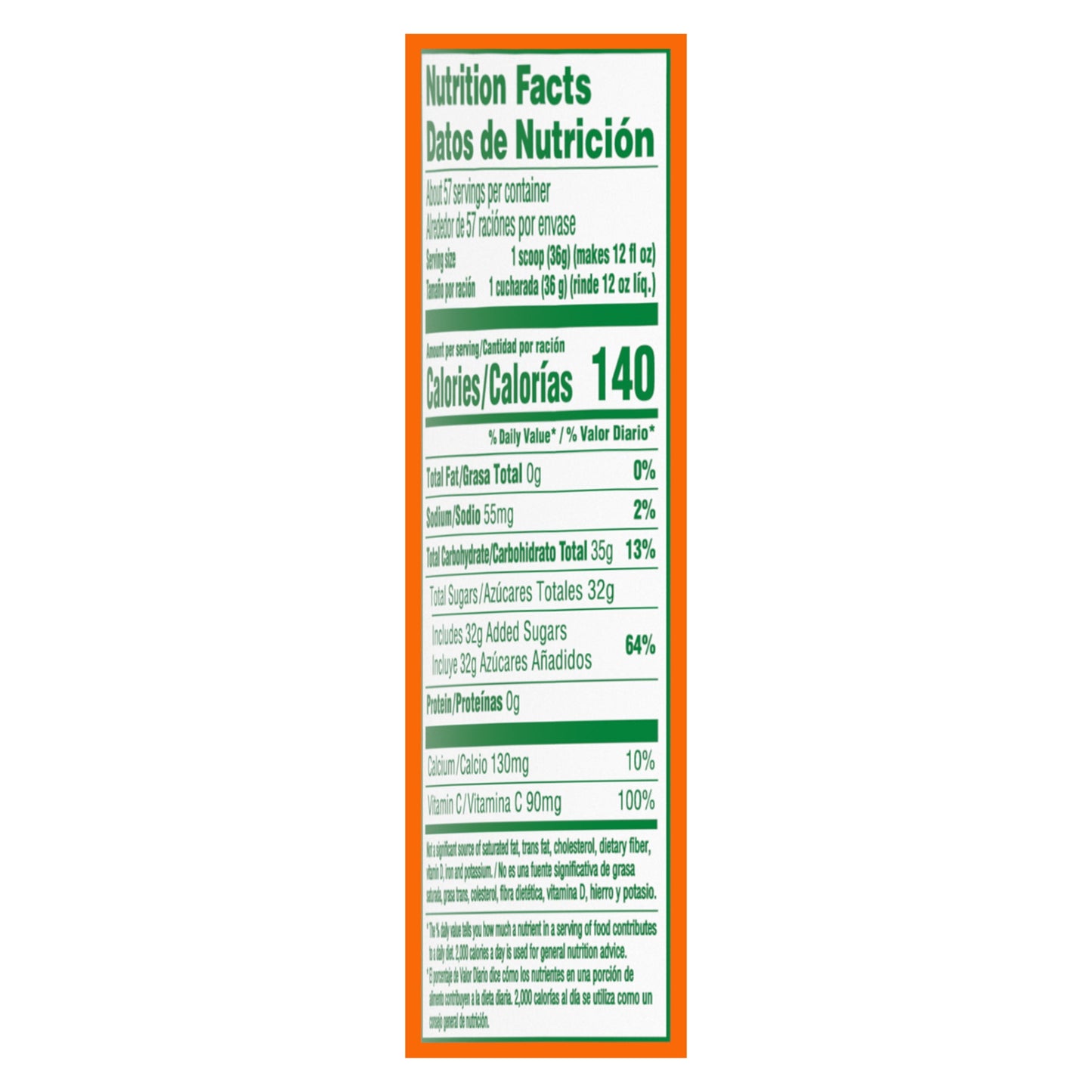 Tang Orange Naturally Flavored Powdered Soft Drink Mix, 4.5 lb Canister