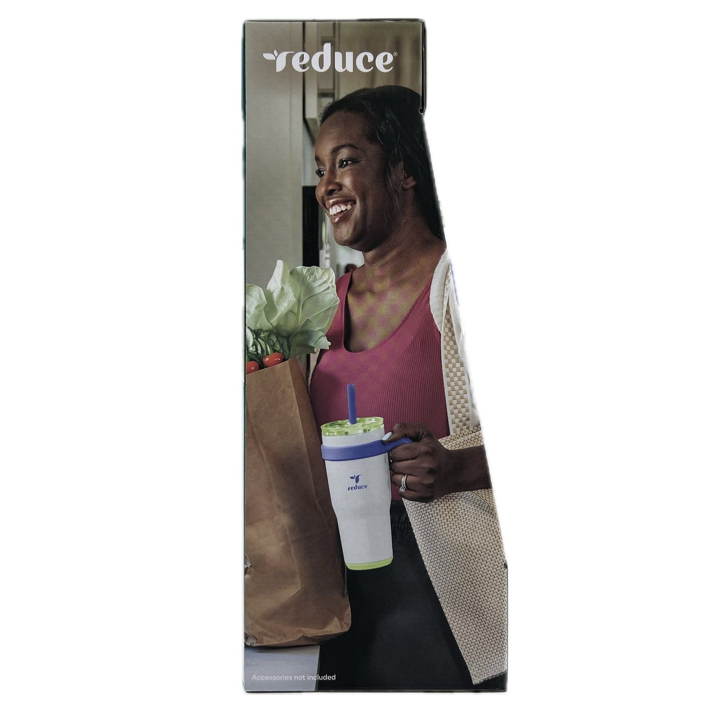 Reduce Cold1 24 Fluid Ounce Mug, 2 Pack (White/Black)