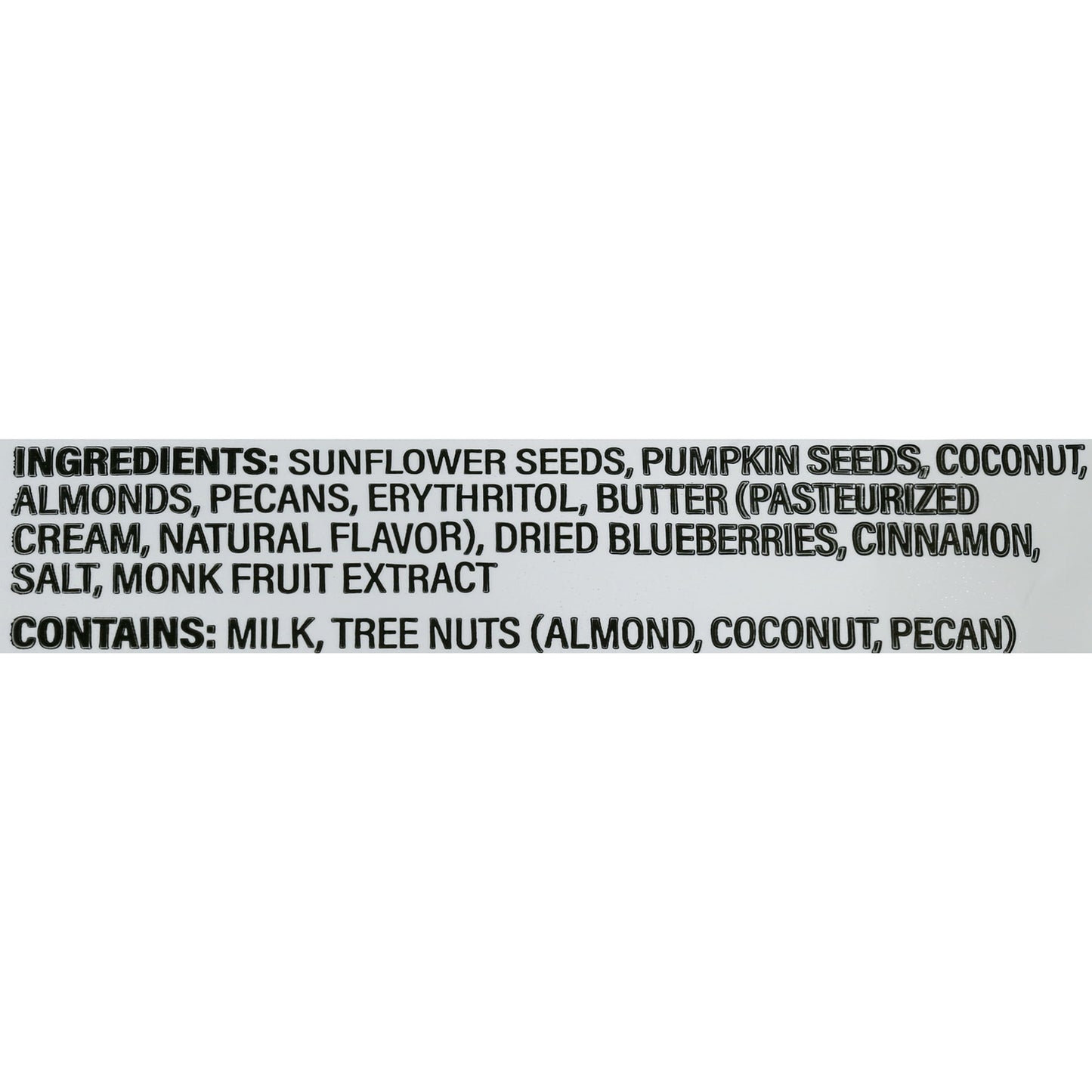 NuTrail Low Karb Keto Blueberry Cinnamon Nut Granola Healthy Breakfast Cereal, 22 Ounce
