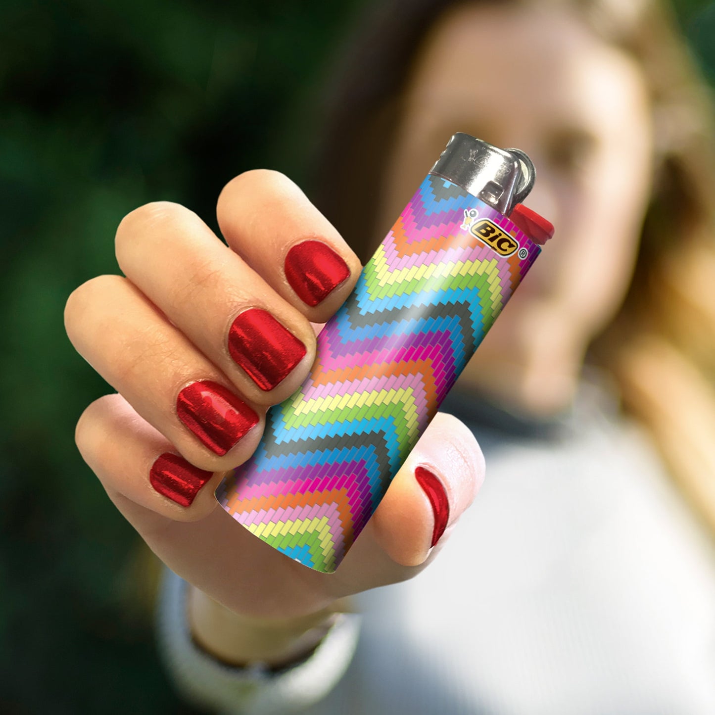 BIC Special Edition Geometric Series Lighters, 50-Count Tray