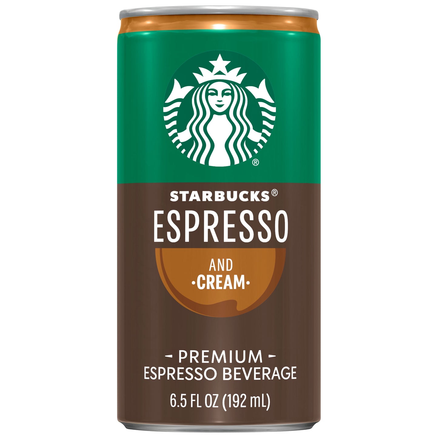 Starbucks Doubleshot Espresso & Cream Premium Coffee Drink, Ready To Drink Coffee, 6.5 fl oz Cans, 12 Pack