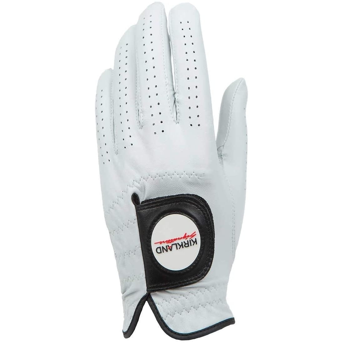 Kirkland Signature Premium Leather Golf Glove Right Handed Golfer 4Pk, White XL