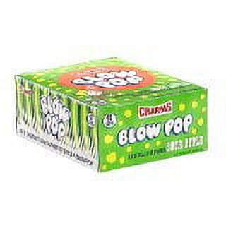 Charms Blow Pops, Sour Apple Flavor, 48-Count Box