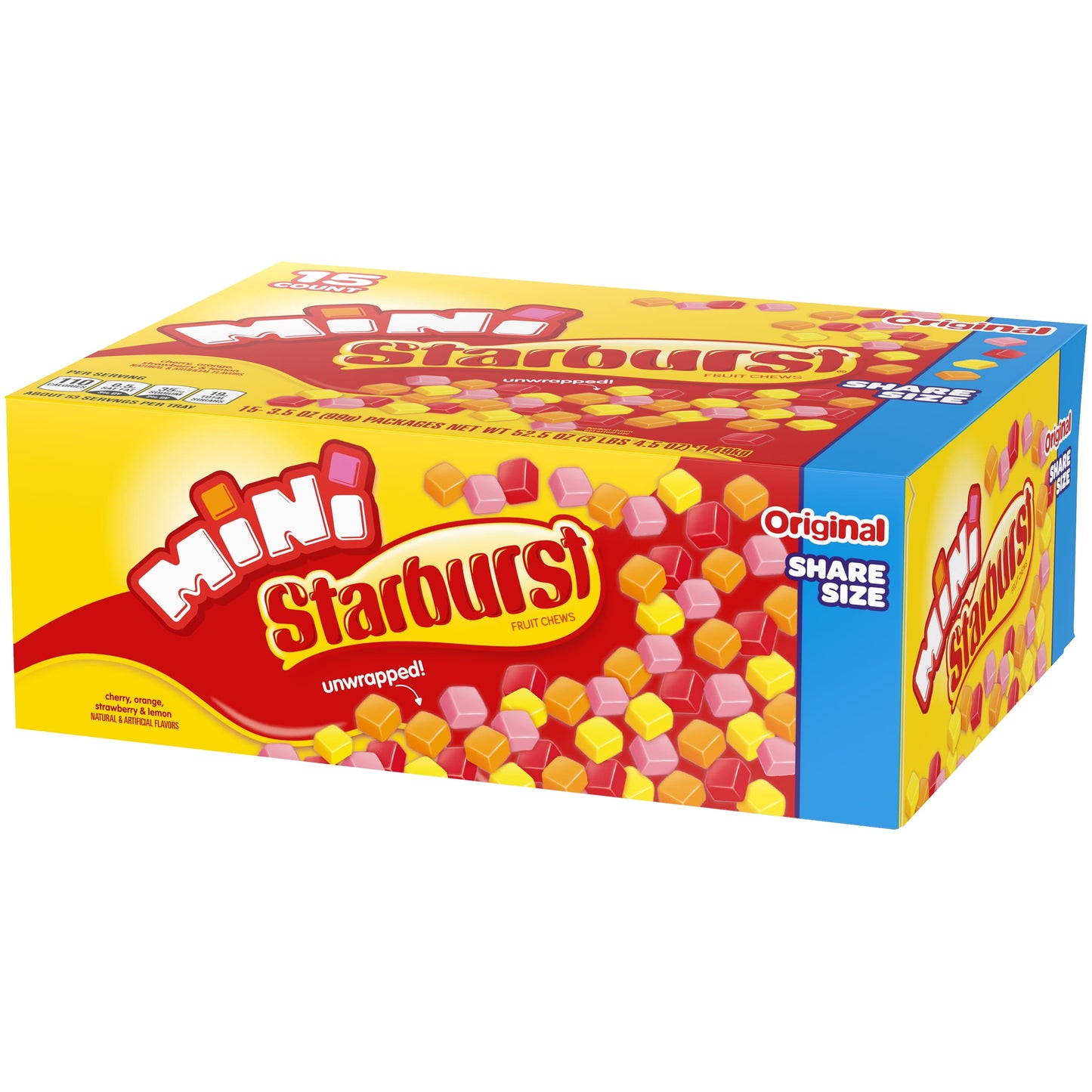 Starburst Mini Fruit Chews, (15 Count)