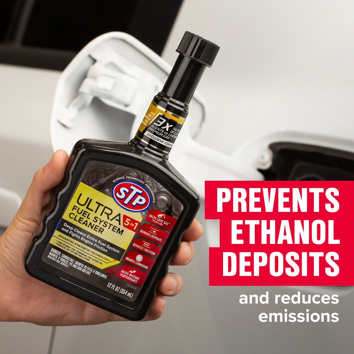 STP (R) Ultra 5 in 1 Fuel System Cleaner - 12 OZ