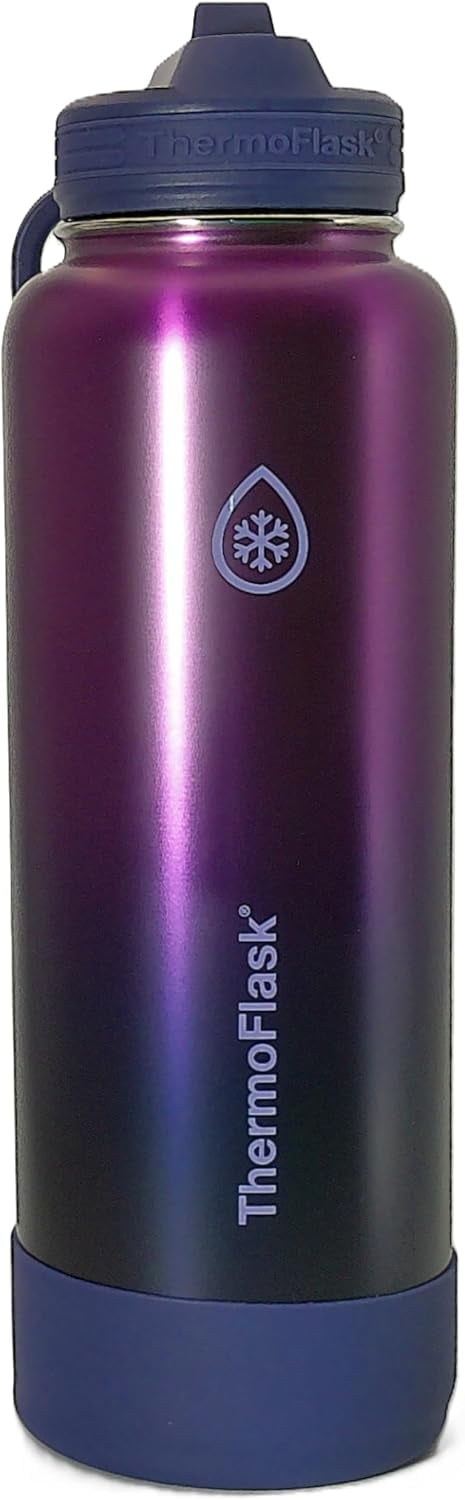 ThermoFlask 40oz Stainless Steel Water Bottle, 2-pack
