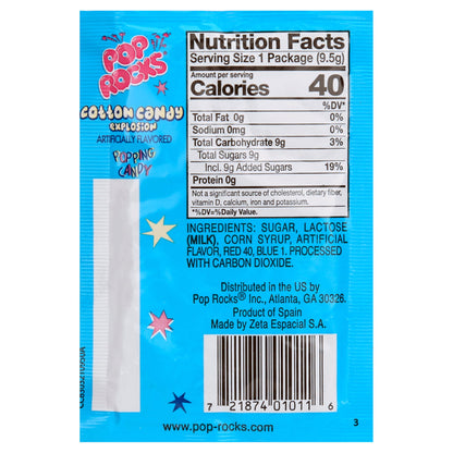 Pop-Rocks Variety 9 Flavor Pack by Inspired Candy, Set Includes One Pouch Each of Nine Flavors